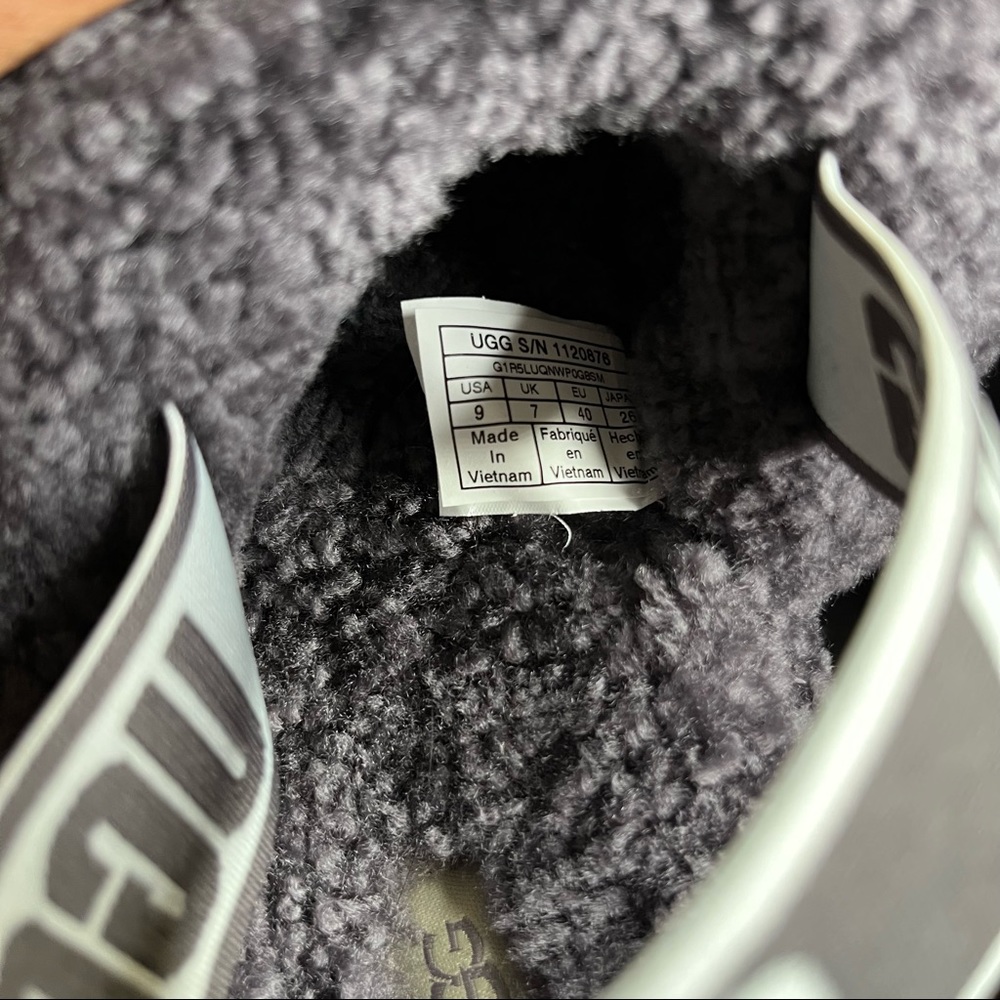 Ugg Grey Oh Fluffita Fur Slides - image 7